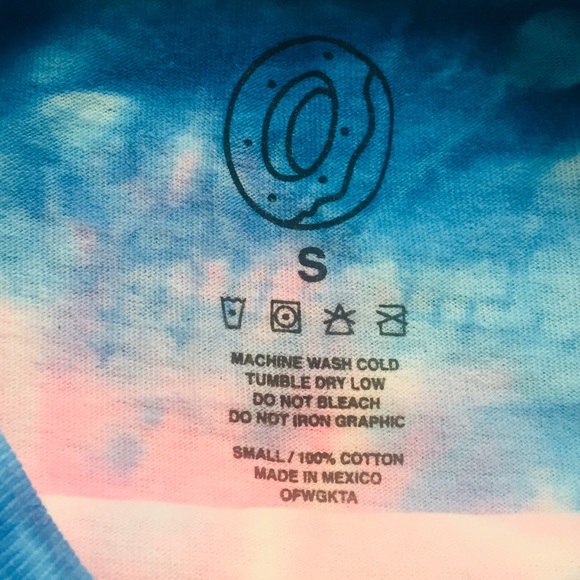 "ODD FUTURE Pro Tour LA" Tie-Dye T-shirt - Picture 4 of 8
